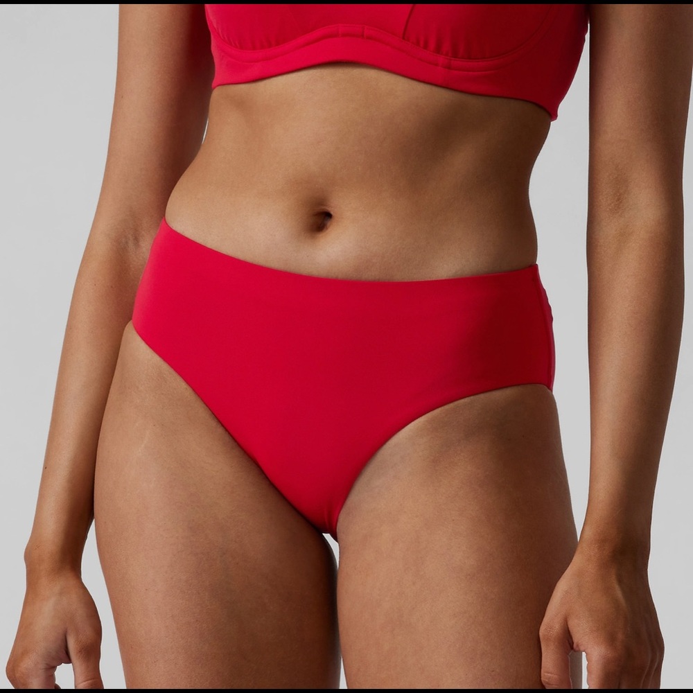 NWT Athleta Red Swimsuit Bottoms
